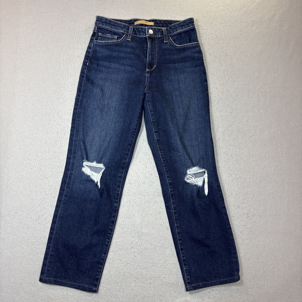 Joe's Jeans The Niki Mid Rise Boyfriend Jeans Distressed Size 27